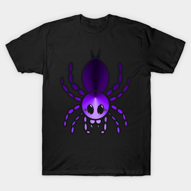 Colorful Cartoon Tarantula (Purple) T-Shirt by IgorAndMore